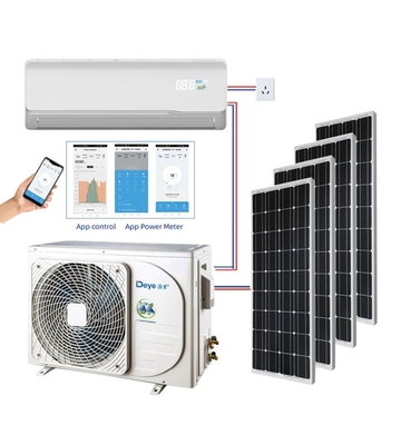DEYE Portable Household Solar Powered Air Conditioner 12000BTU 18000BTU 24000BTU ACDC Hybrid Easy Installation Split Hybrid