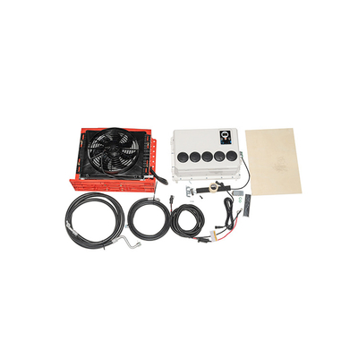 12V 24V Truck Air Conditioner Catalog Split Electric Parking Cooler Indoor Size: 17.9*13.2*6.5 Outdoor: 20.9*8.7*15.7in