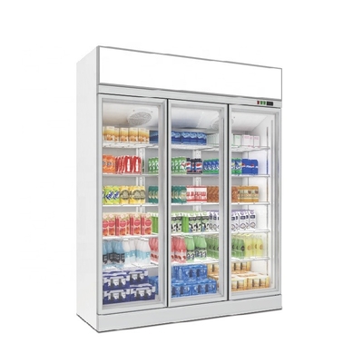 Cooler Single-Temperature 2 /3/4 Door Mount Top Showcase Bottle Fridge Refrigerator For Coffee Shop